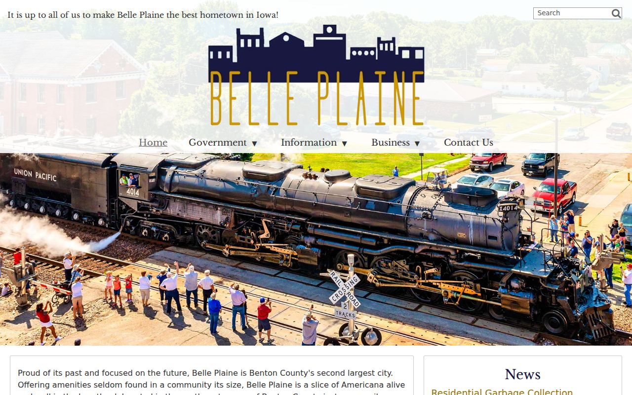Belle Plaine city government page related to Benton County traffic citations